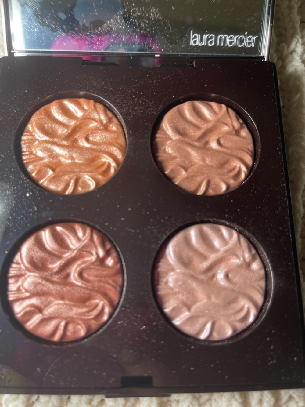 laura mercier Shimmering Rose & Copper Eyeshadow Quartet - Picture 2 of 4